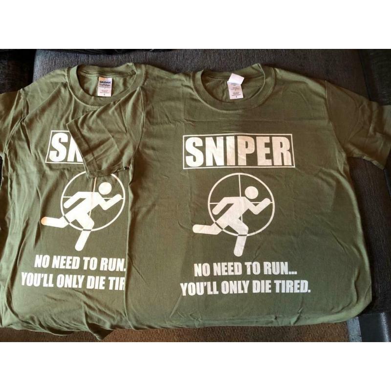 Two new sniper t-shirts
