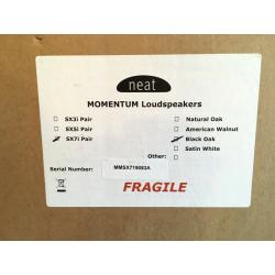 Neat Momentum SX7i HiFi Loudspeakers - New in Box