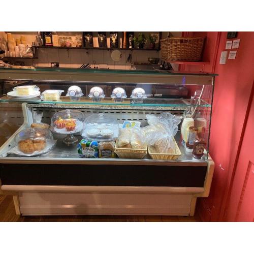 Fridge counter Curved glass front