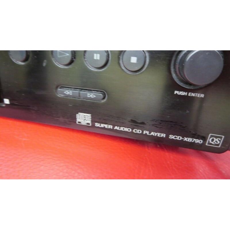 Sony super audio CD and SACD player QS series UK tuned hi-fi component SCD-XB790