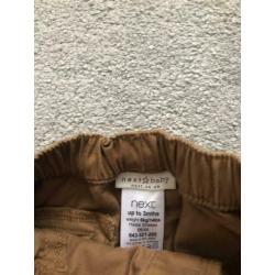 Beige next baby Chino -upto 3months