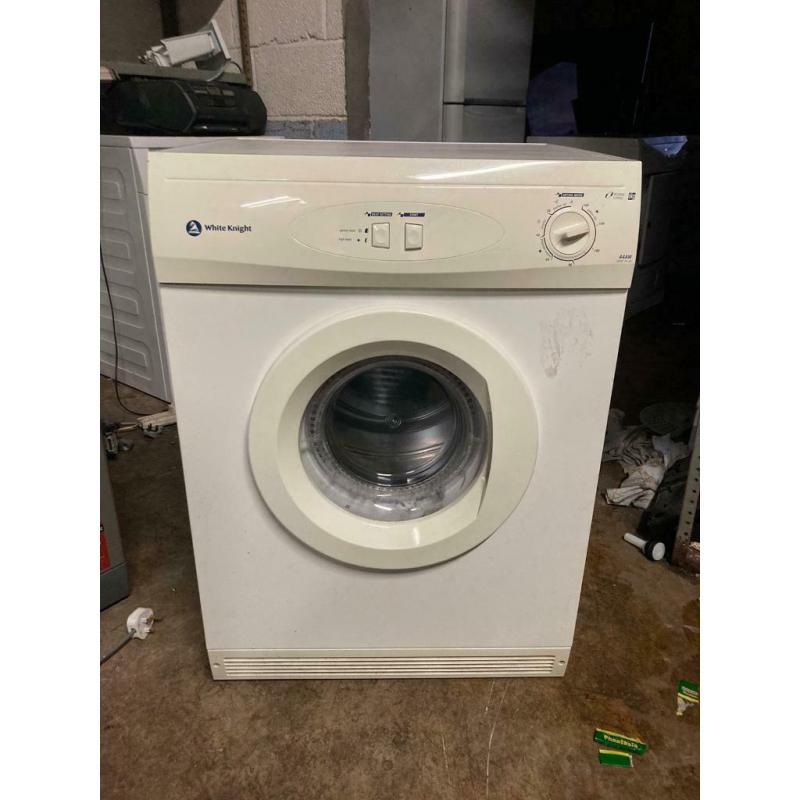 WHITE KNIGHT VENTED TUMBLE DRYER EXCELLENT CONDITION FREE LOCAL DELIVERY