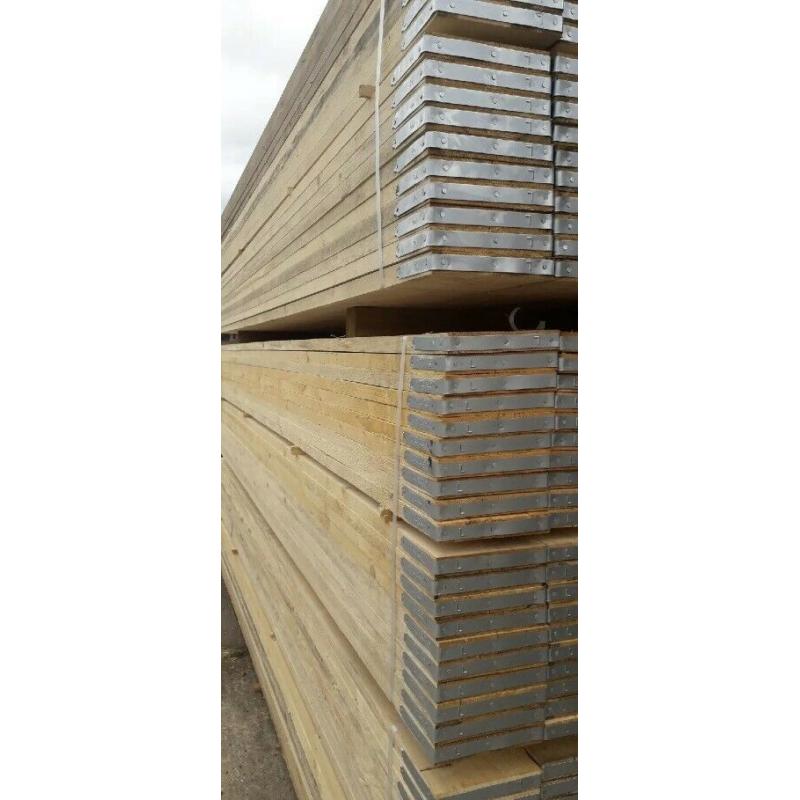Banded scaffold boards
