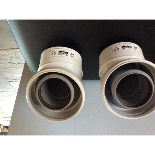 Pair of Ideal Flue Elbows 45 degree part number 203131