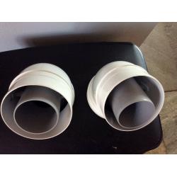 Pair of Ideal Flue Elbows 45 degree part number 203131