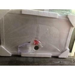 Shower Tray with Slight Crack On One Side - complete with original packaging