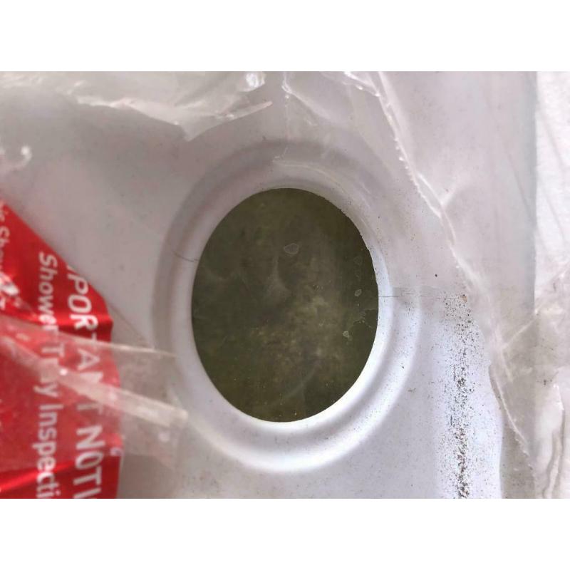 Shower Tray with Slight Crack On One Side - complete with original packaging