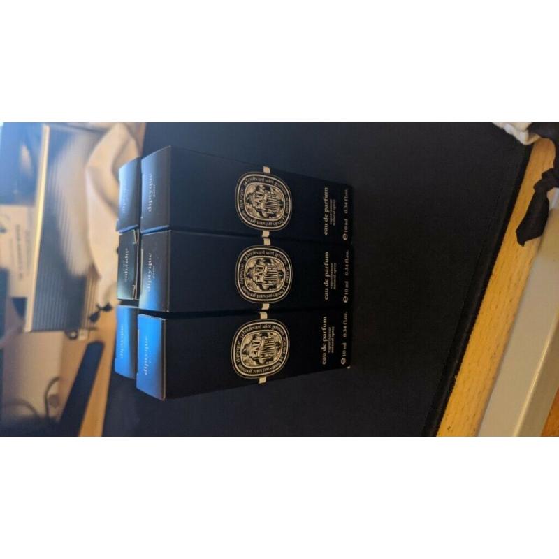 Diptyque eau de menthe perfume, around ?120 pounds worth, just in travel size containers