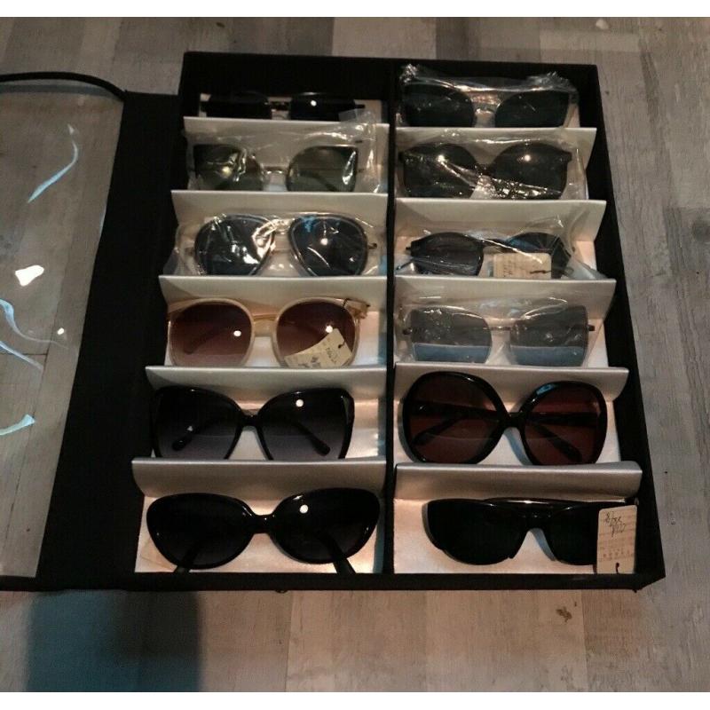 Mixture of men?s and womens sunglasses