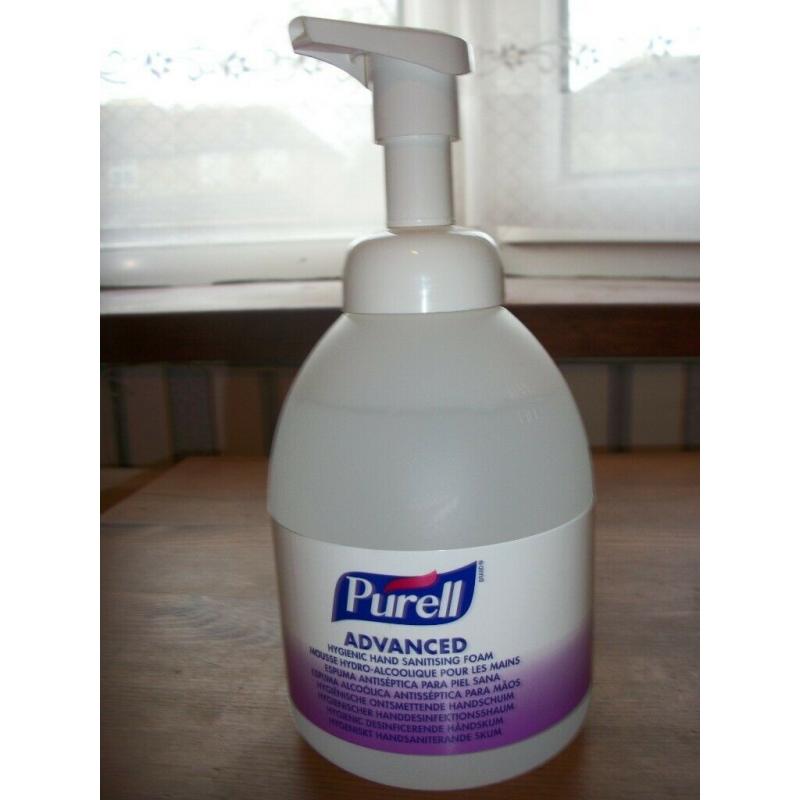 PURELL? Advanced Hygienic Hand Sanitising Foam, 535ml Pump Bottle