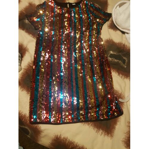 Girls sequin dress age 12