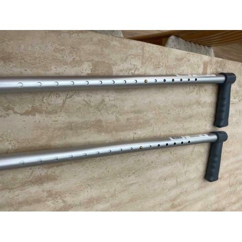 Walking sticks adjustable x2