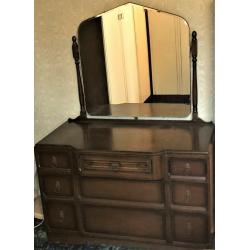 Vintage Dressing Table with Mirror