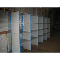 JOB LOT 5 bays of dexion impex industrial shelving 2.1m high ( storage , pallet racking )