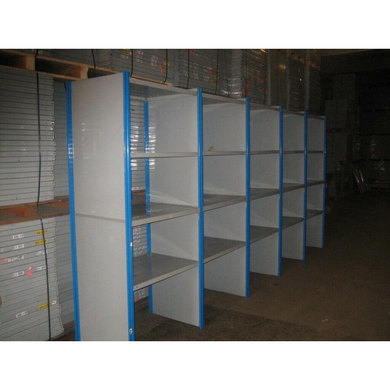 JOB LOT 5 bays of dexion impex industrial shelving 2.1m high ( storage , pallet racking )