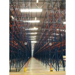 job lot 50 bays , will split , of redirack pallet racking AS NEW( storage , industrial shelving )