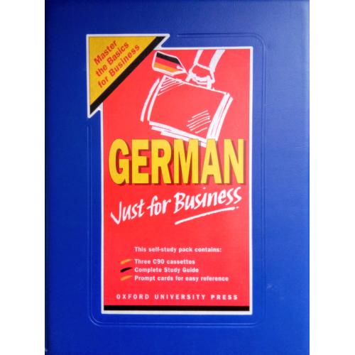 German Language Course - Just For Business (3 audio cassette tapes)