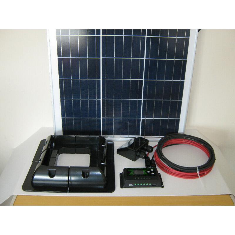 100W solar panel Kit caravan campervan motorhome shed allotment ABS Co