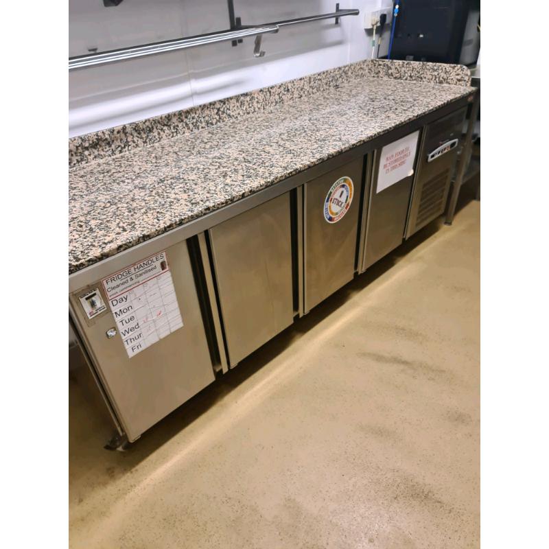 Marble top preb fridge