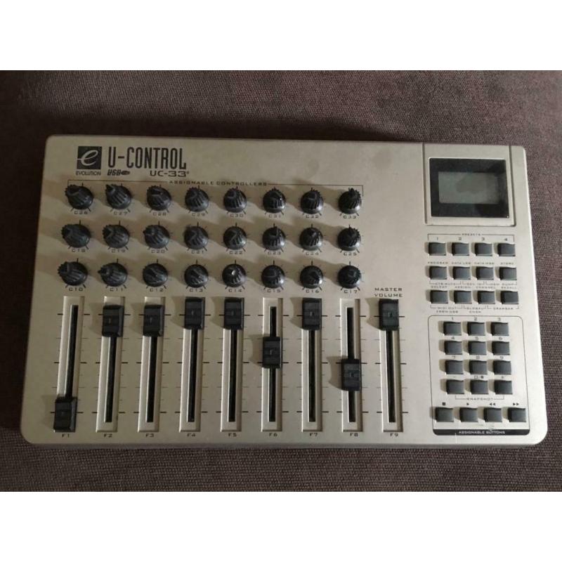 Evolution midi controller for sale