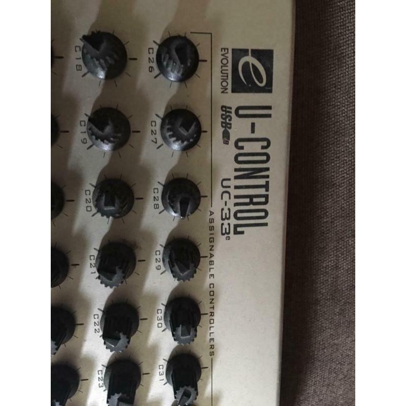 Evolution midi controller for sale