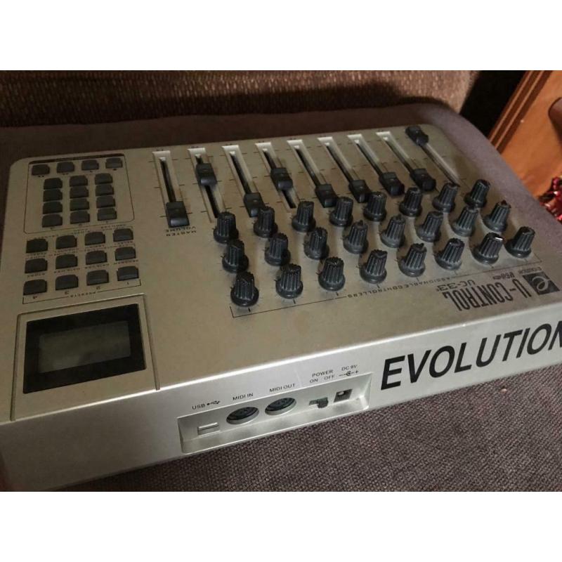 Evolution midi controller for sale