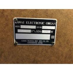 Kawai electric organ with stool