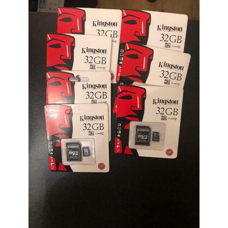 LOT ( Kingston 32GB micro sd cards)