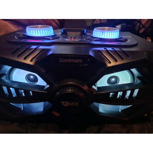 Goodmans Dj Bluetooth USB mixer speaker