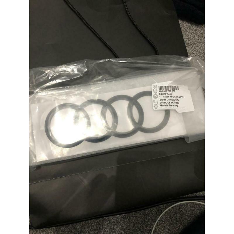 Audi black badges