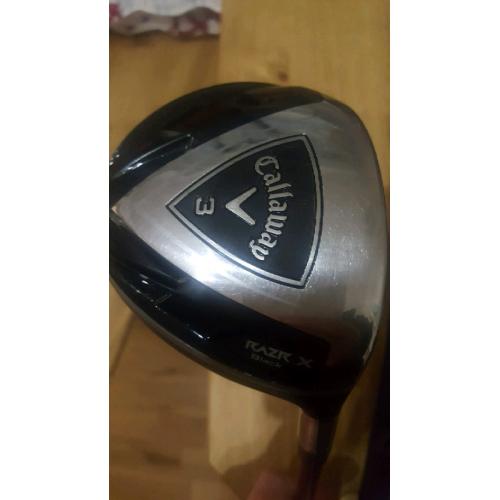 Callaway15? 3 wood and 21? hybrid Razr X Black