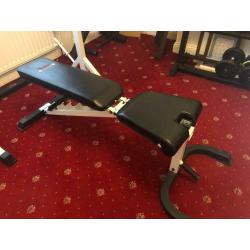 York FTS Flex Bench with attachments