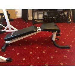 York FTS Flex Bench with attachments