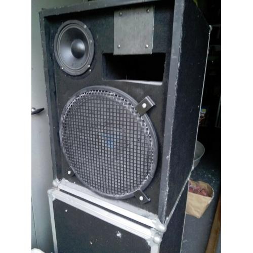 Pair of 15" speaker cabinets