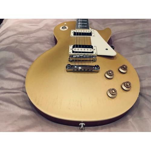 Epiphone Les Paul Classic Worn - Worn Metallic Gold
