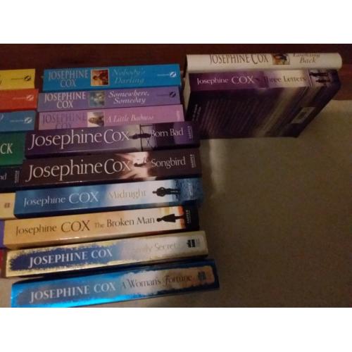 Selection of Josephine Cox books ?1.00 each