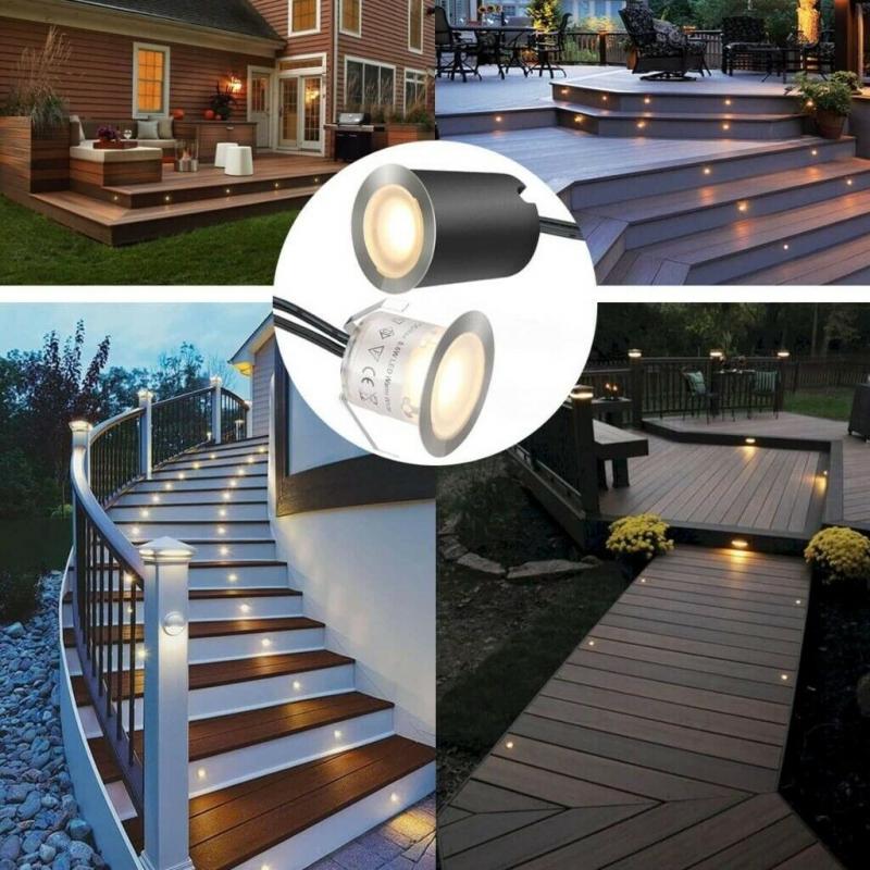 16Pcs Decking Lights,Deck Lights with Protecting Shell ?32mm,Warm White Deck Lighting