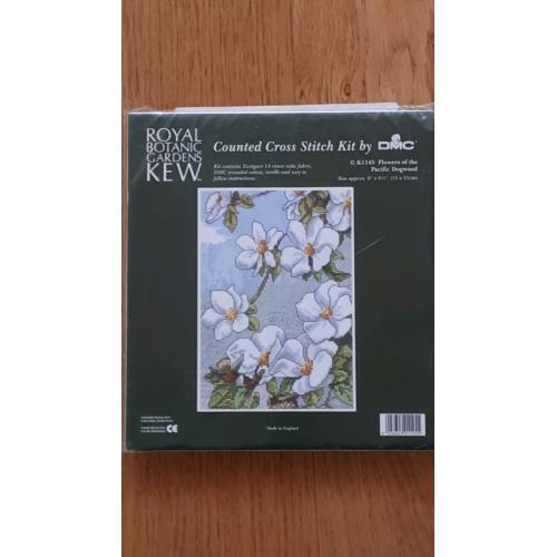 Cross stitch kit- Dogwood flowers