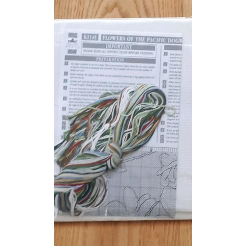 Cross stitch kit- Dogwood flowers