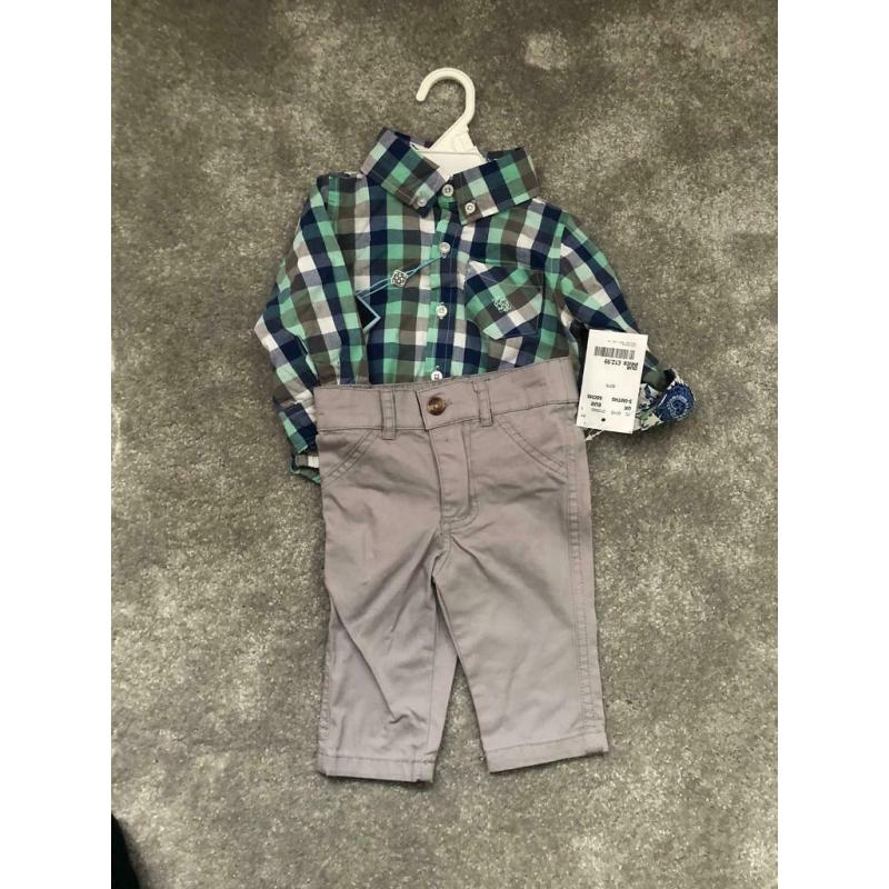 Boys shirt and trouser set