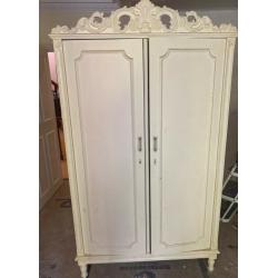 antique real wood cupboard
