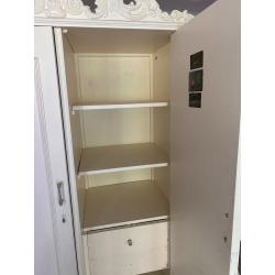 antique real wood cupboard