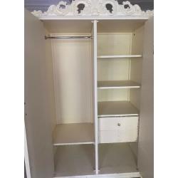 antique real wood cupboard