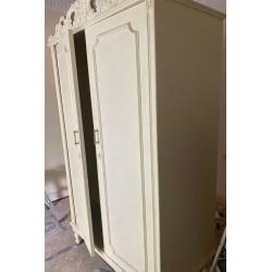 antique real wood cupboard