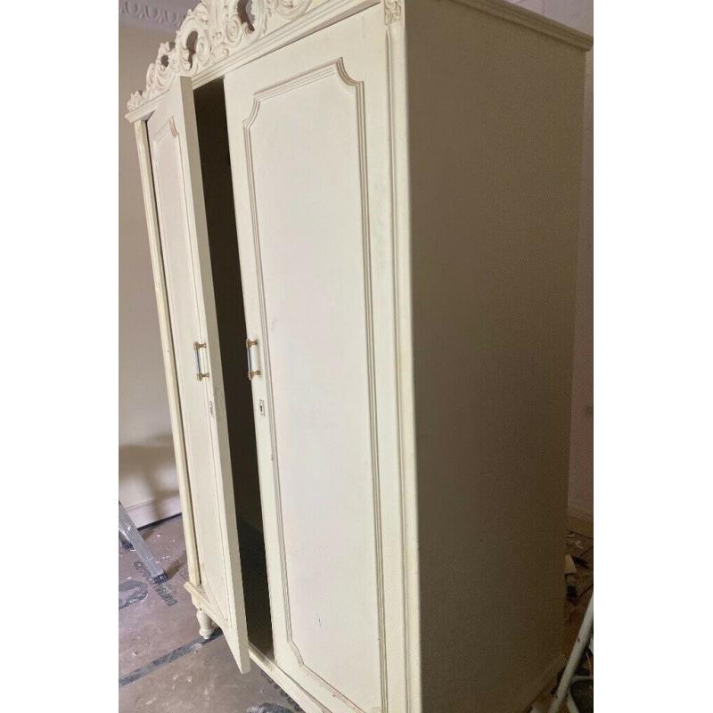 antique real wood cupboard