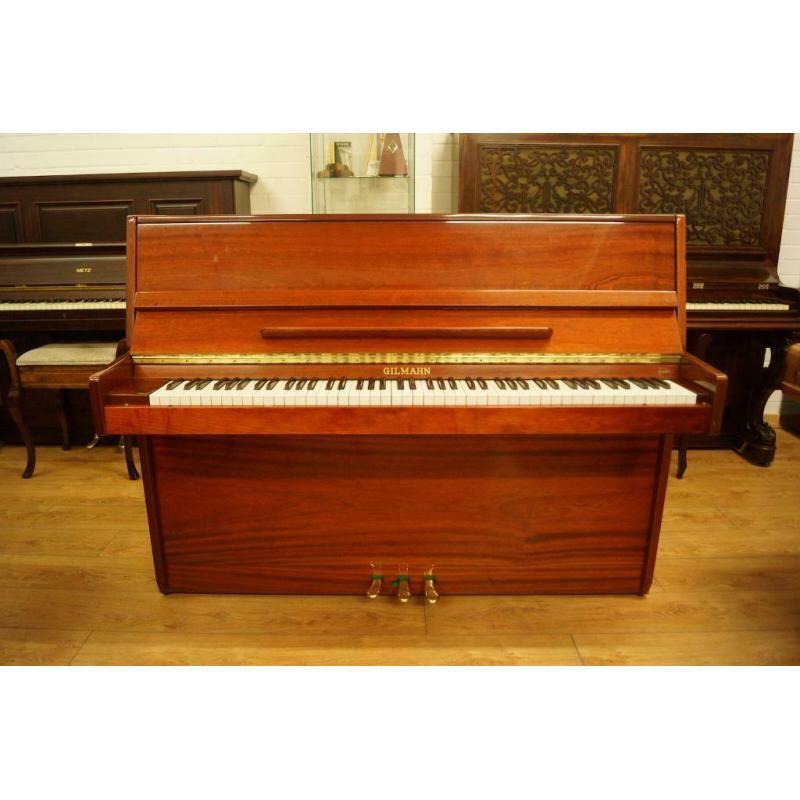 Modern compact Gilmahn upright piano. Tuned and delivery available