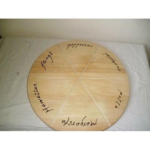WOODEN PIZZA SERVING BOARD