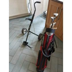 Junior Golf Set with Stand Bag & Trolley