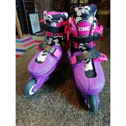 Kids Zinc rollerblades adjustable size 13 - 3