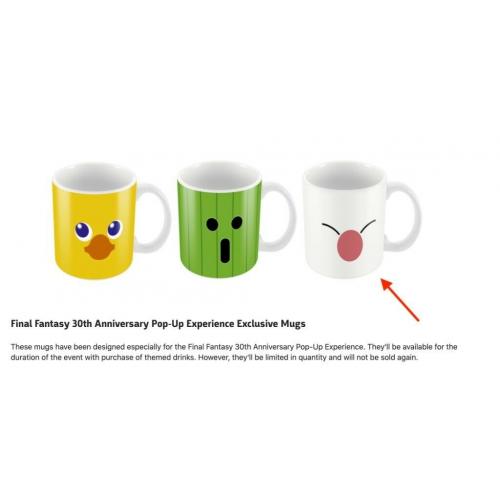 Final Fantasy 30th Anniversary - London Pop-Up Experience - Exclusive Moogle Mug